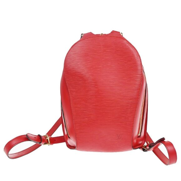 LOUIS VUITTON LV Mabion Backpack Bag Epi Leather Red France M52237 85EF384 - Picture 13 of 16